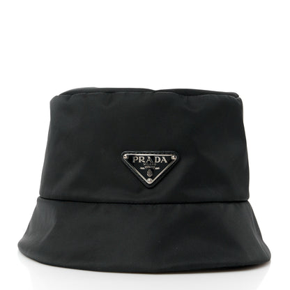 Prada X ADIDAS Re-Nylon Triangle Bucket Hat M Black 3 of 11