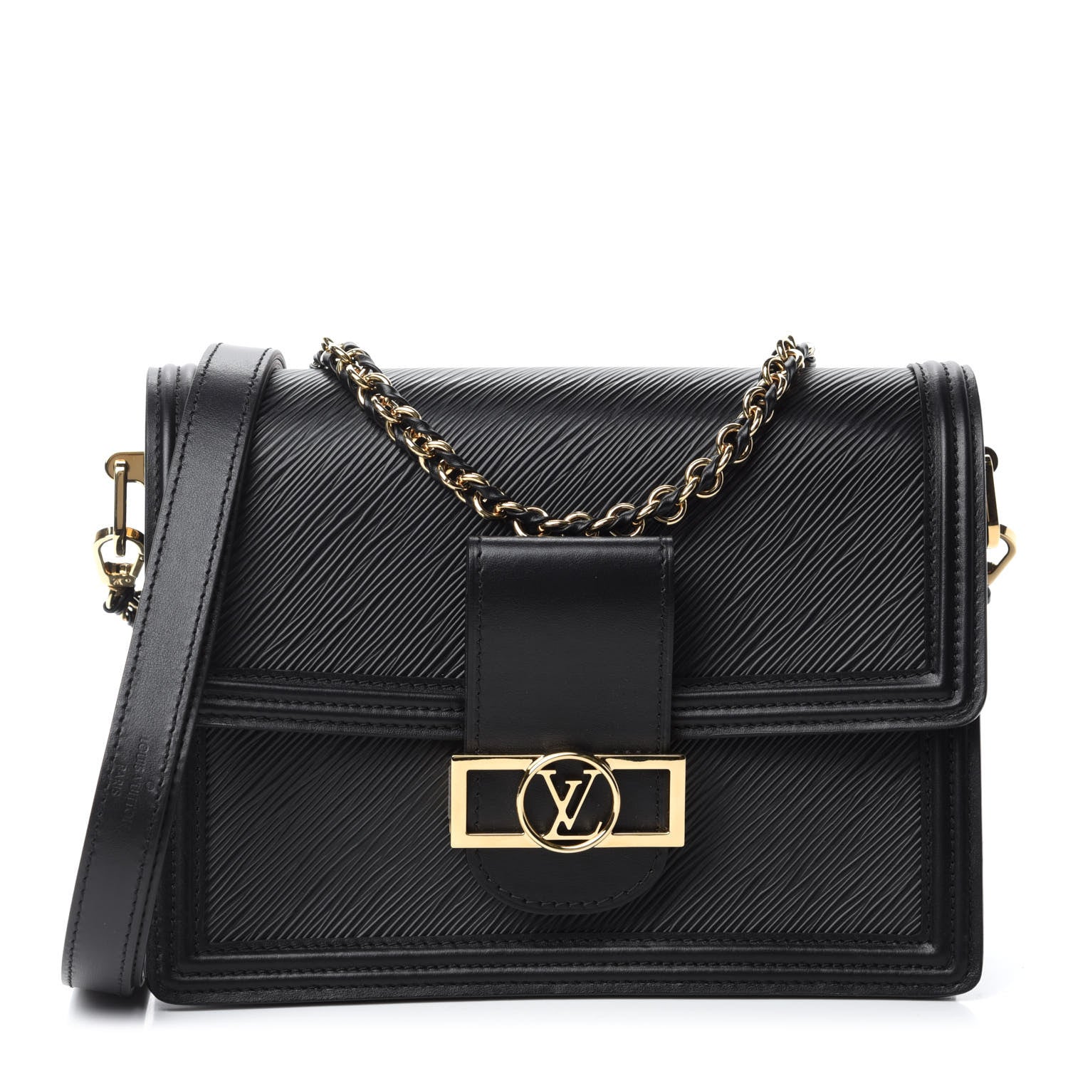 Louis Vuitton Epi Dauphine MM Black 1 of 9