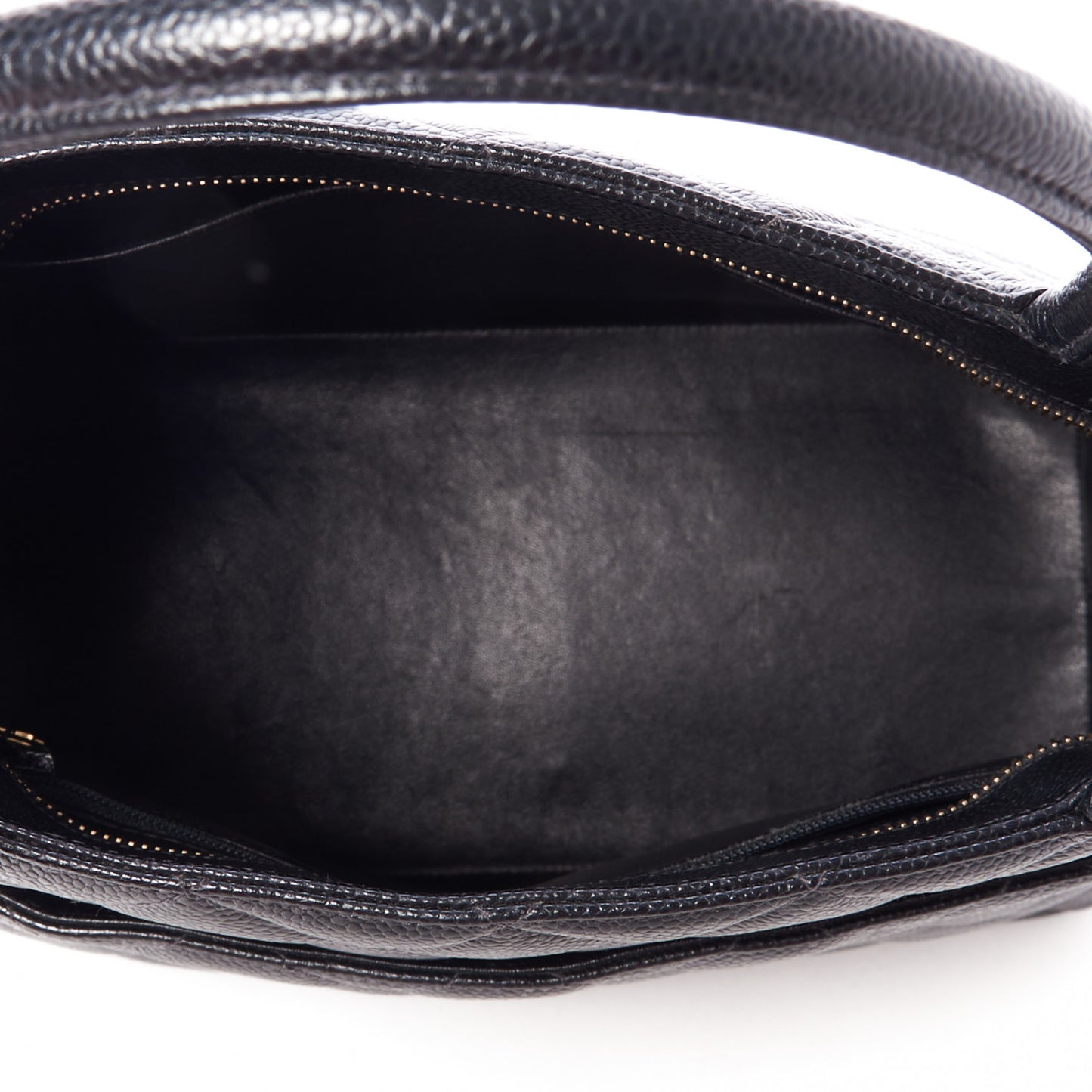 Caviar Quilted Medallion Tote Black