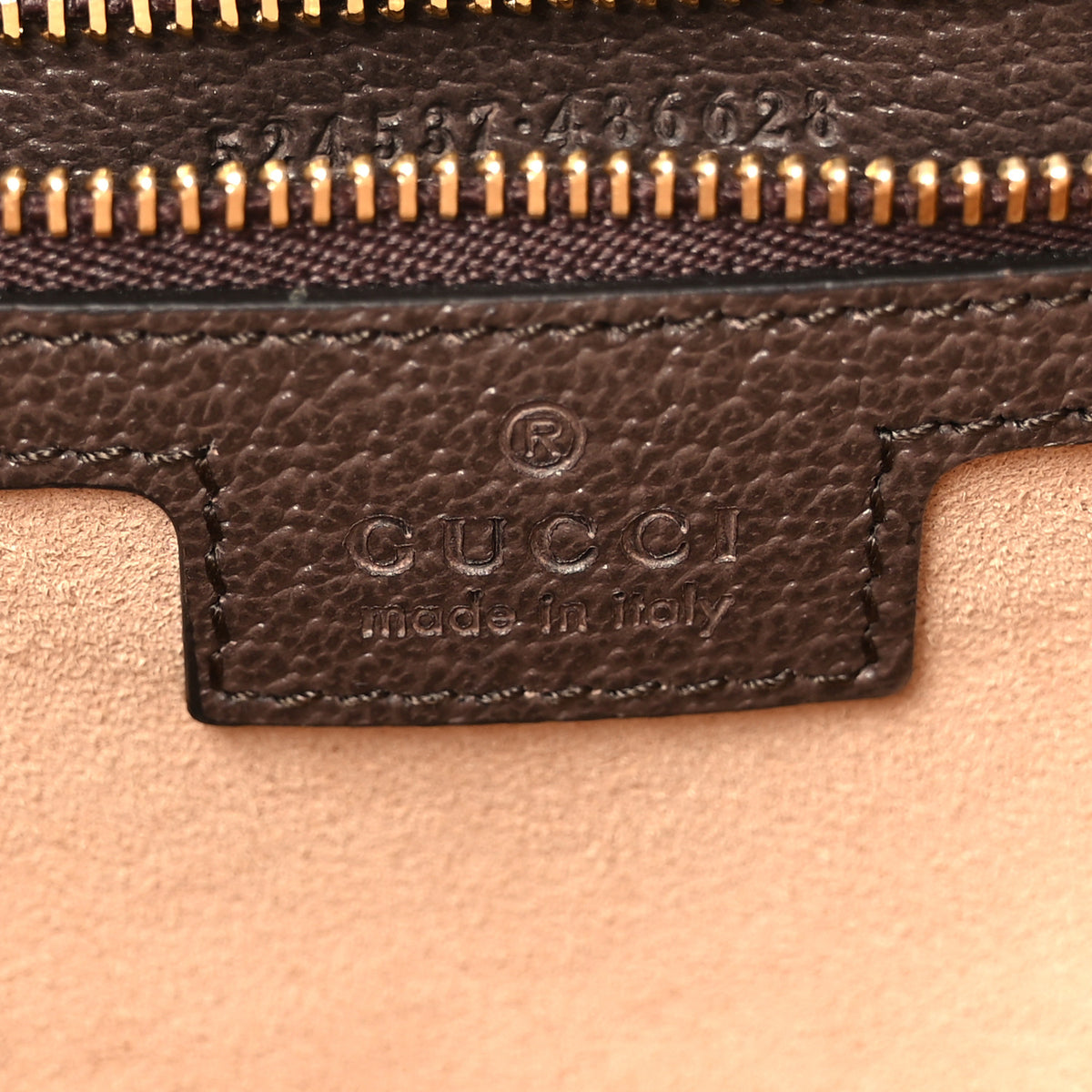Gucci GG Supreme Monogram Web Medium Ophidia Tote Bag Brown 6 of 12
