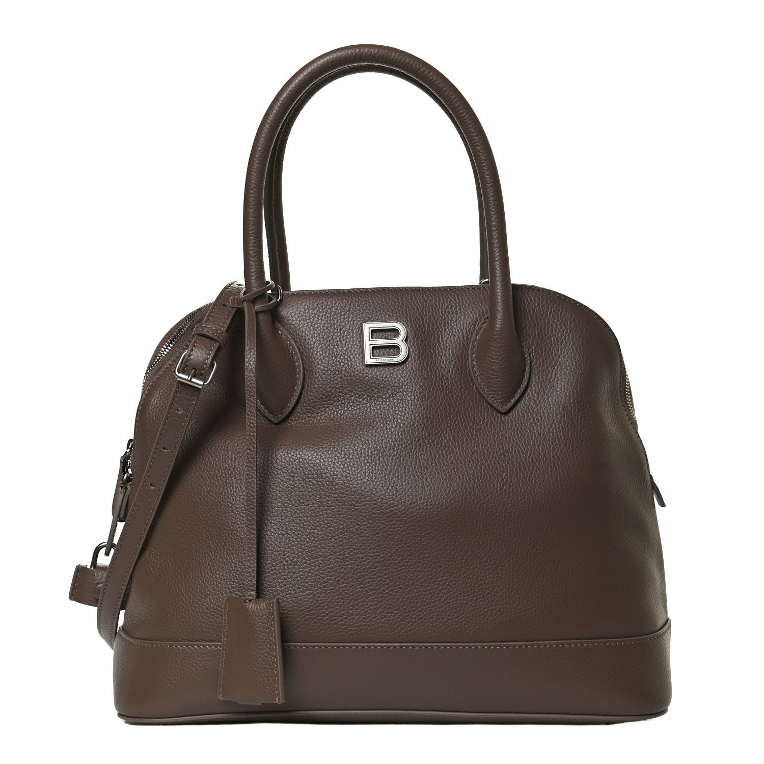 Balenciaga Calfskin Ville Top Handle Bag Mink Grey 1 of 12