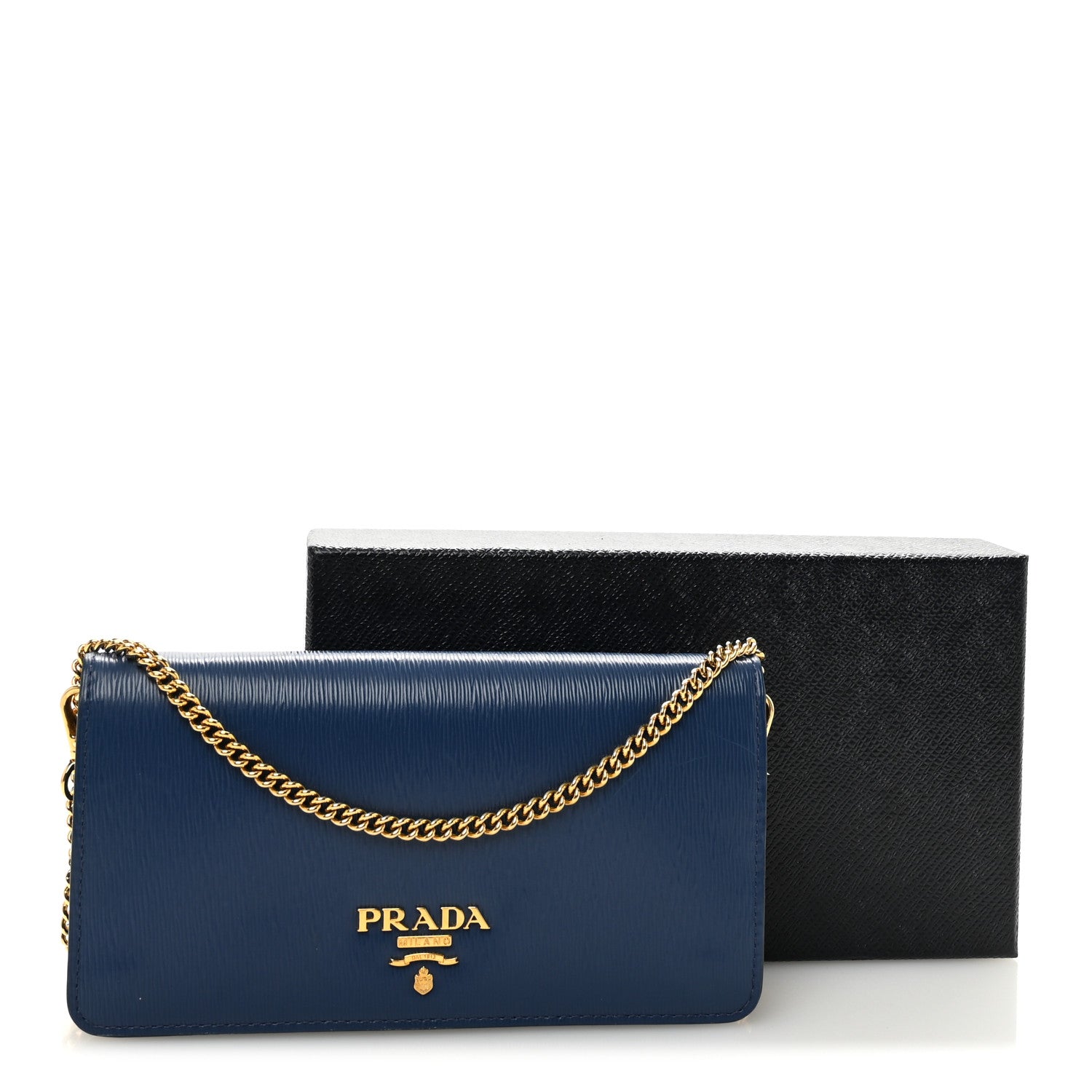 Prada Vitello Move Mini Crossbody Bag Bleuette 12 of 12