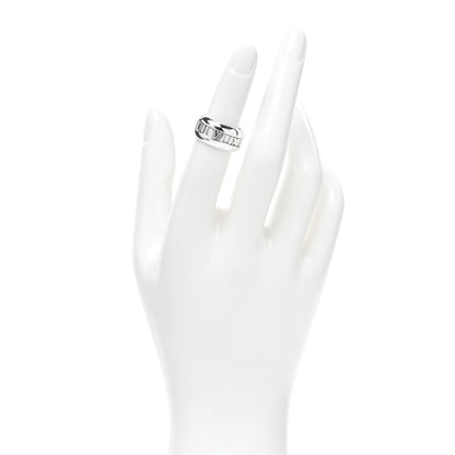 Tiffany Sterling Silver Atlas Band Ring 49 5 2 of 4