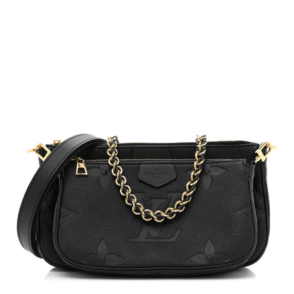 Louis Vuitton Empreinte Monogram Giant Multi Pochette Accessories Black 1 of 11