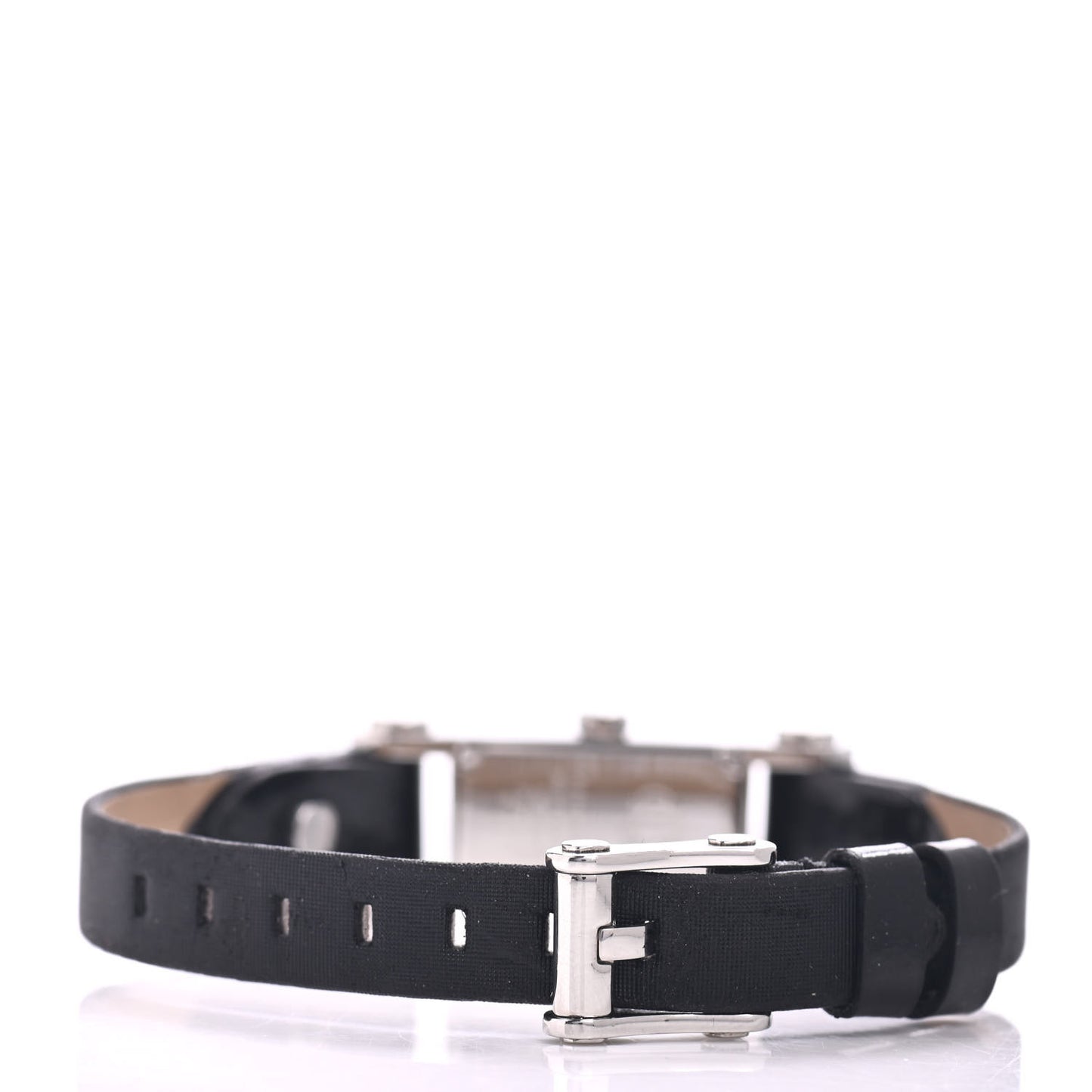 Stainless Steel Calfskin Diamond 12mm Dior66 Quartz Watch Black