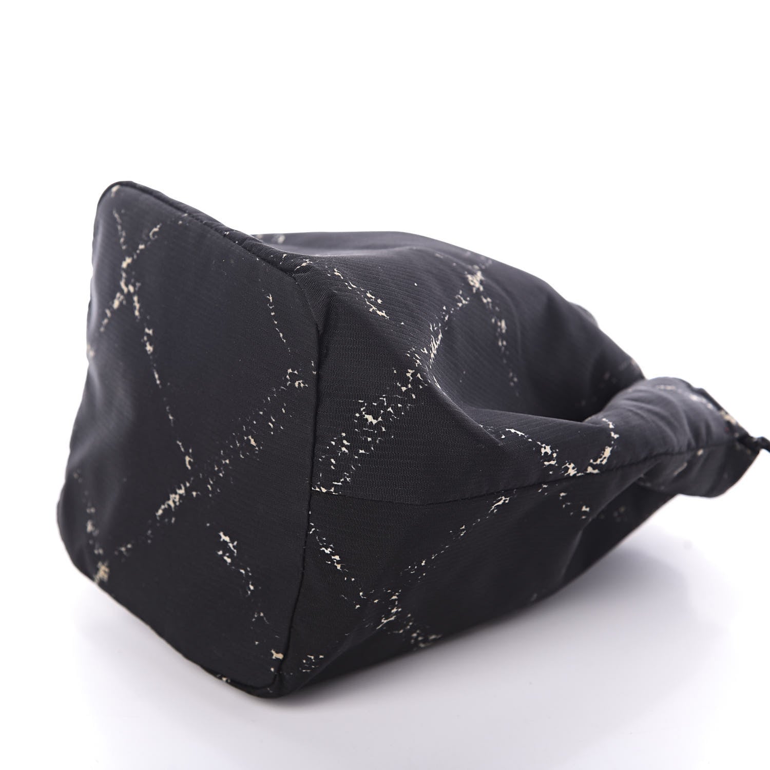 Chanel Nylon Travel Drawstring Bag Black 7 of 9