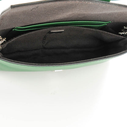 Fendi Nappa Micro Baguette Verde 5 of 8