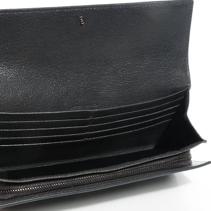 Bottega Veneta Madras Goatskin Intrecciato Bi-Color Continental Wallet New Sand Medium Grey 7 of 7