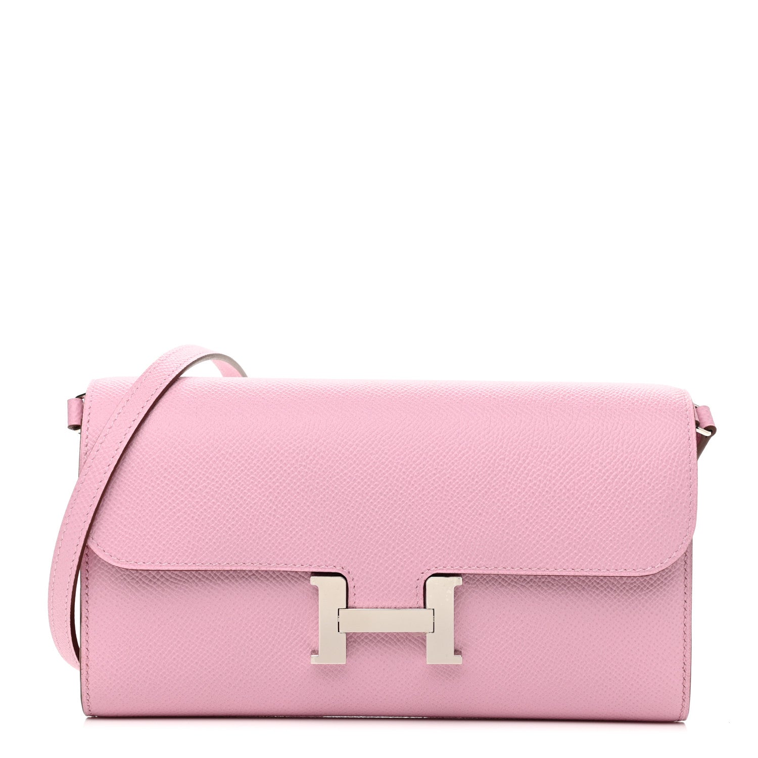 Hermes Epsom Constance Wallet To Go Mauve Sylvestre 1 of 11