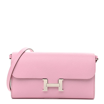 Hermes Epsom Constance Wallet To Go Mauve Sylvestre 1 of 11