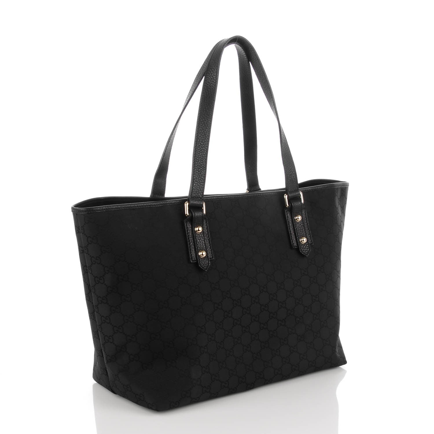 Gucci Nylon Medium Jolicoeur Tote Black 3 of 8