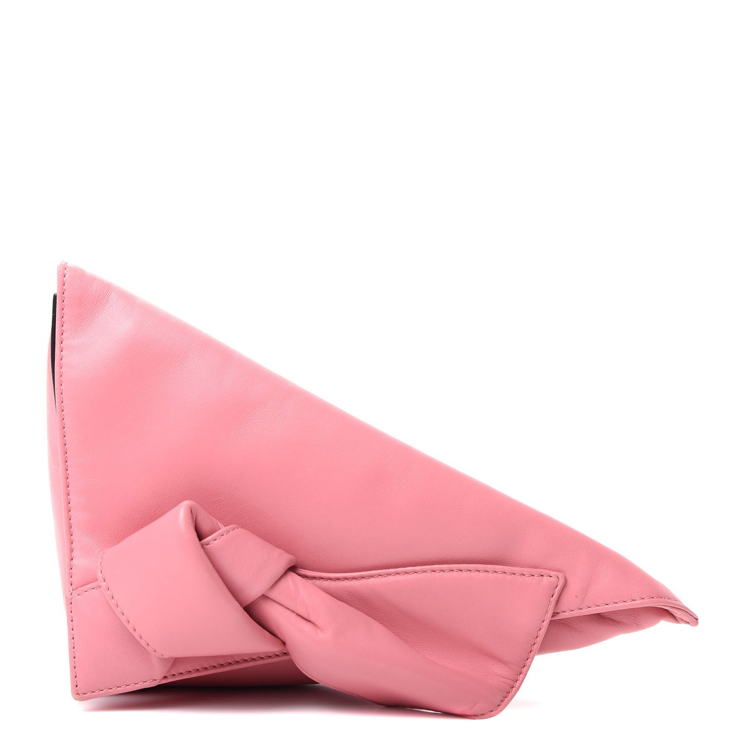 Nappa Wedge Clutch Candy