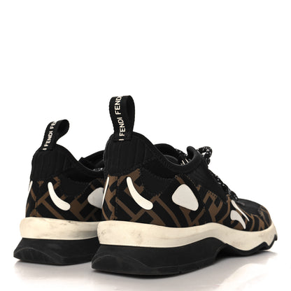 Fendi Technical Mesh Lycra FFreedom Patchwork Sneakers 36.5 Black Tobacco 5 of 8