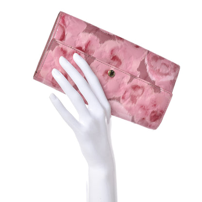 Louis Vuitton Vernis Ikat Sarah Wallet Rose Velours 2 of 9