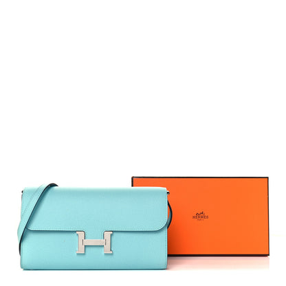 Hermes Epsom Constance Wallet To Go Bleu Atoll 11 of 11