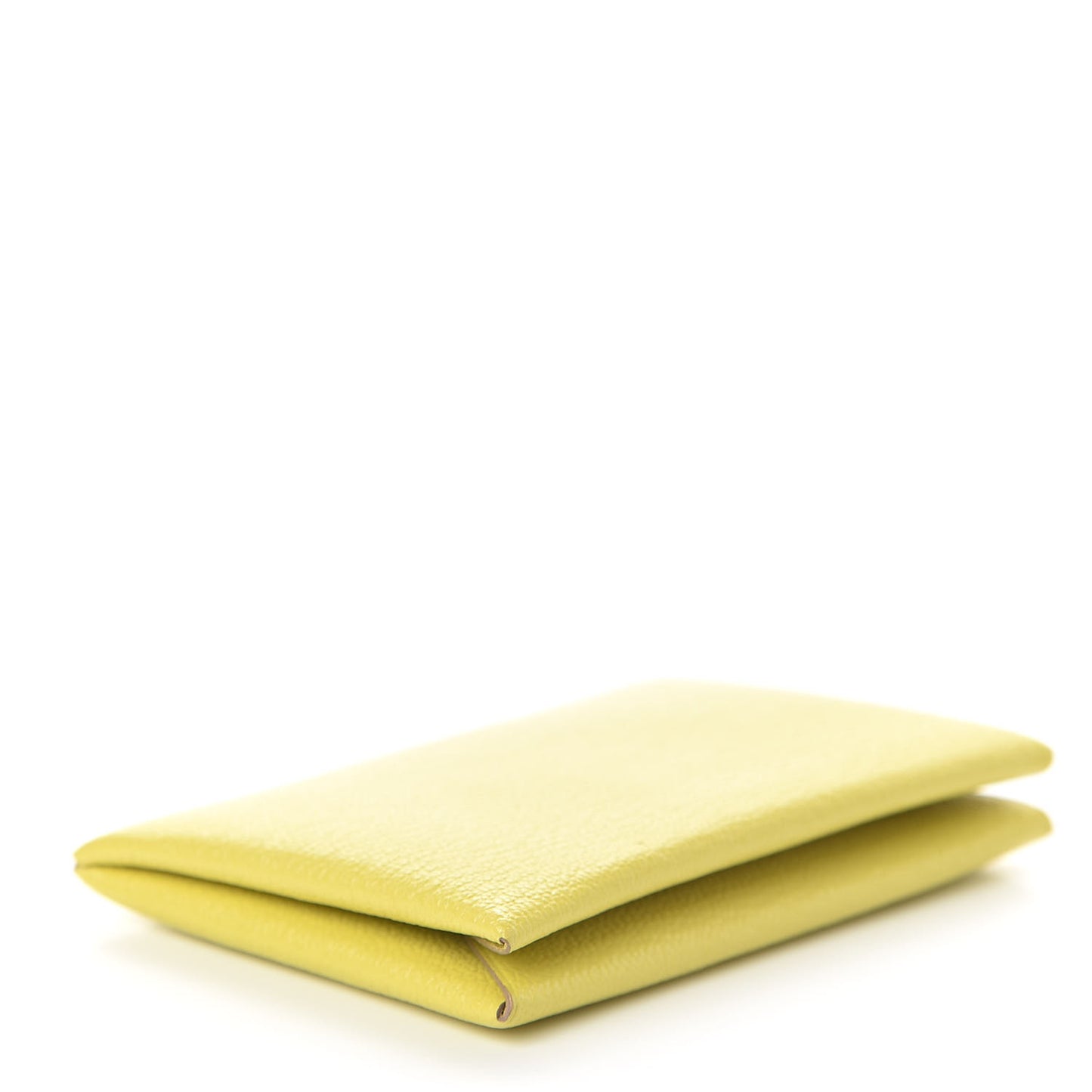 Chevre Mysore Calvi Card Case Lime