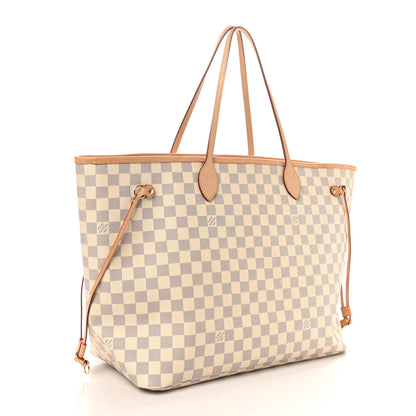Louis Vuitton Damier Azur Neo Neverfull GM Rose Ballerine 4 of 10