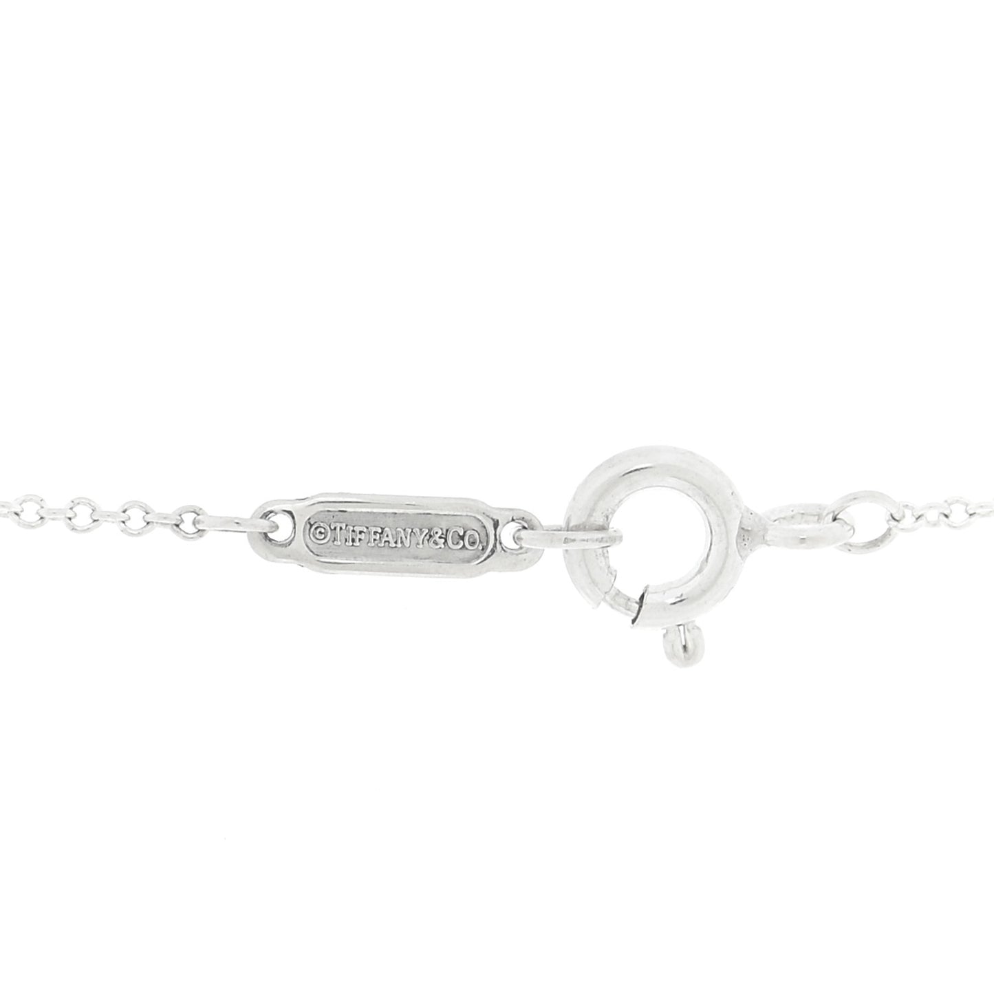 Sterling Silver Mini Oval Key Pendant Necklace