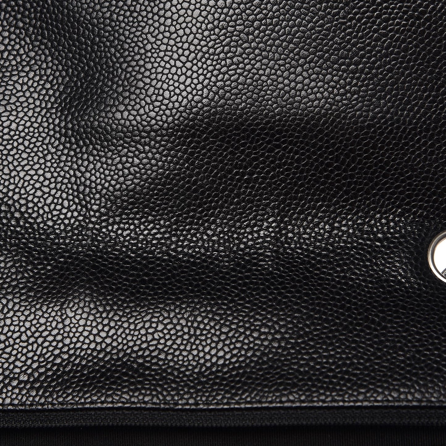 Caviar Quilted Jumbo Single Flap Black