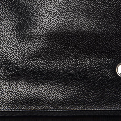 Chanel Caviar Quilted Jumbo Single Flap Black 7 of 9