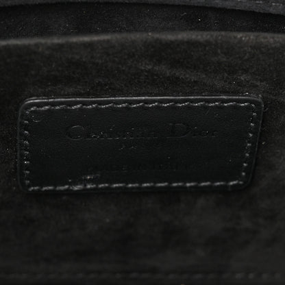 Christian Dior Calfskin Cannage Diamond Medium Lady D-Joy Black 6 of 10