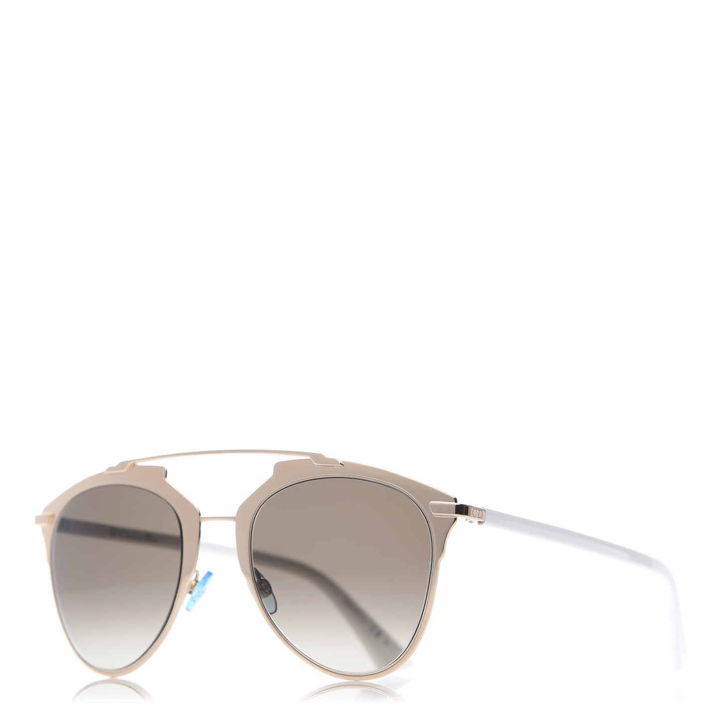 So Real Sunglasses White Gold