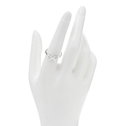 Tiffany Sterling Silver Bow Ring 57 8 2 of 4