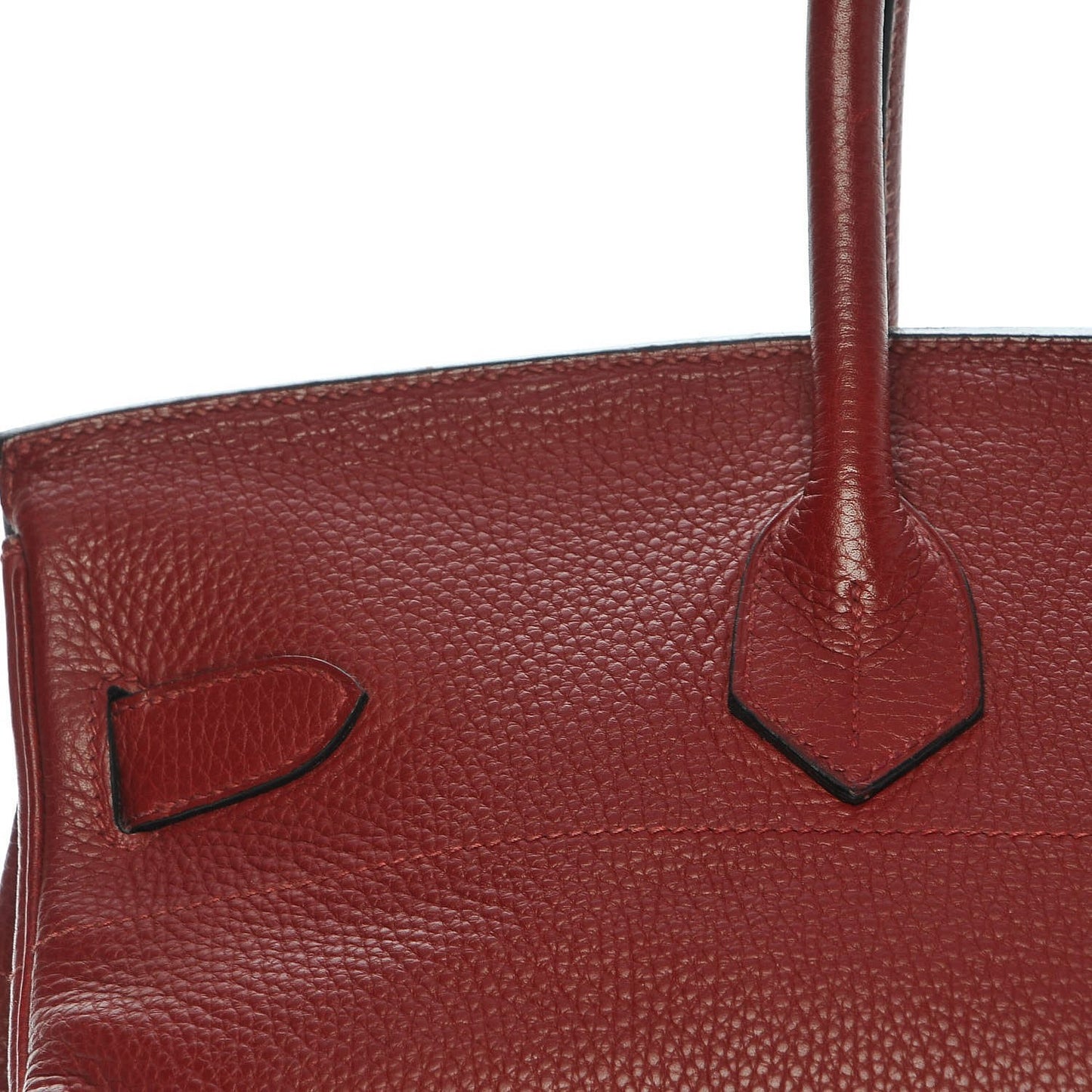 Taurillon Clemence JPG Birkin 42 Rouge H