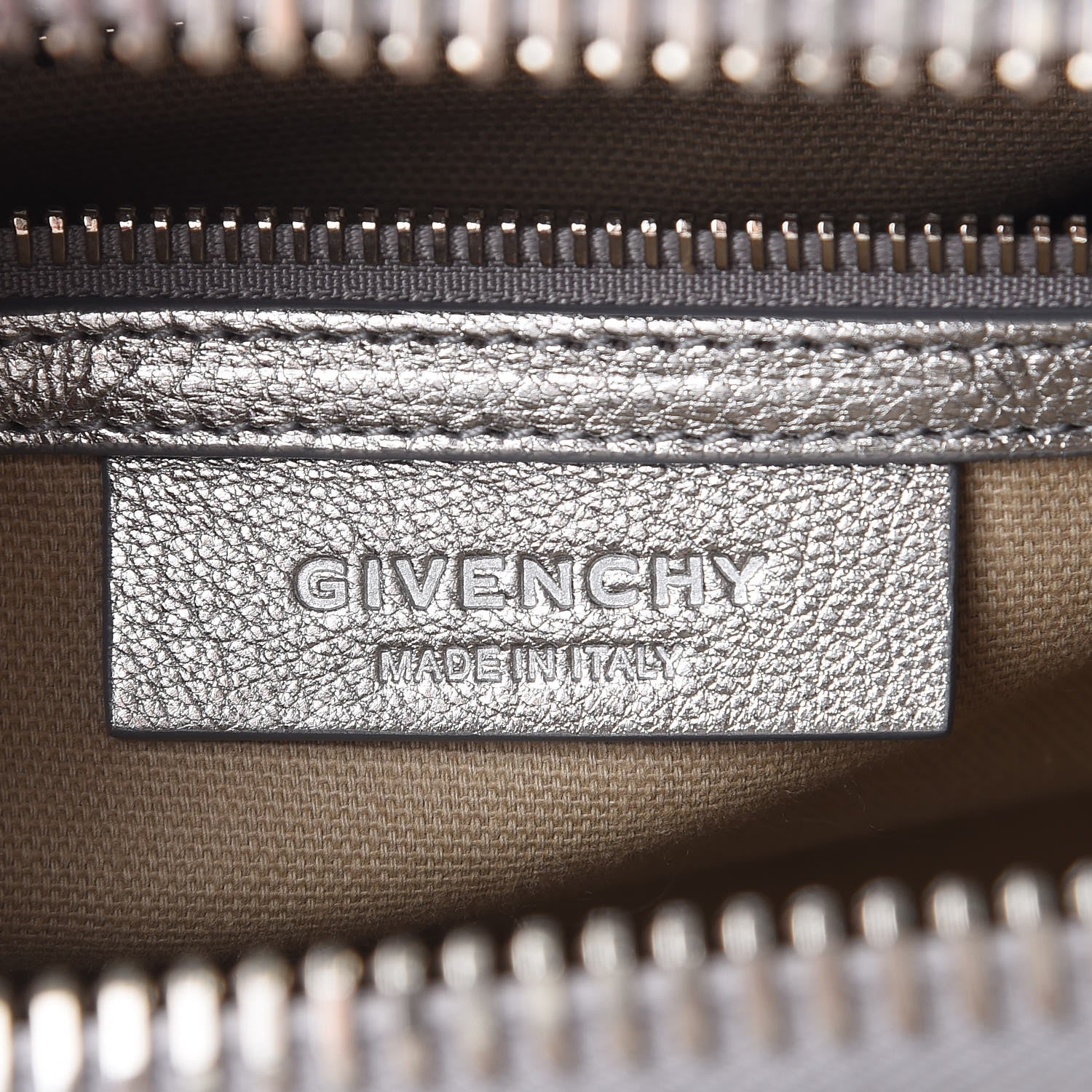 Givenchy Metallic Sugar Goatskin Small Antigona Silver 7 of 8