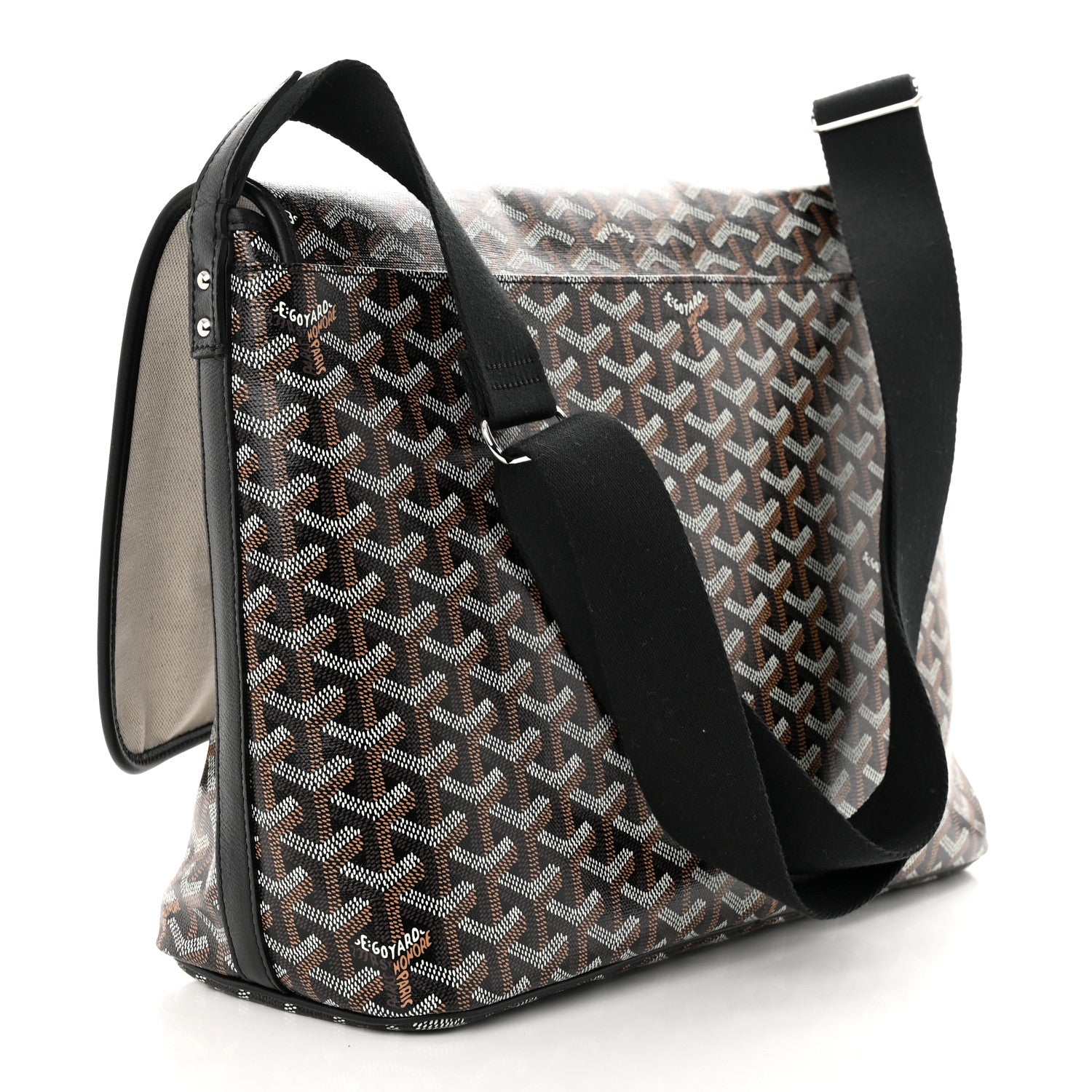 Goyard Goyardine Capetien Messenger Bag Black 3 of 10