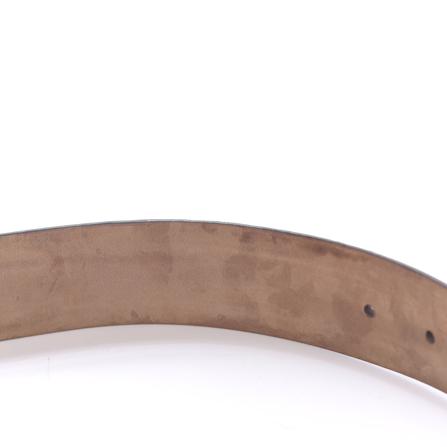 Gucci GG Supreme Monogram Interlocking G Belt 85 34 Ebony Bronze 6 of 8
