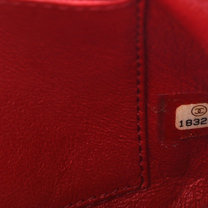 Chanel Patent Calfskin Quilted Extra Mini Rectangular Flap Red 7 of 10