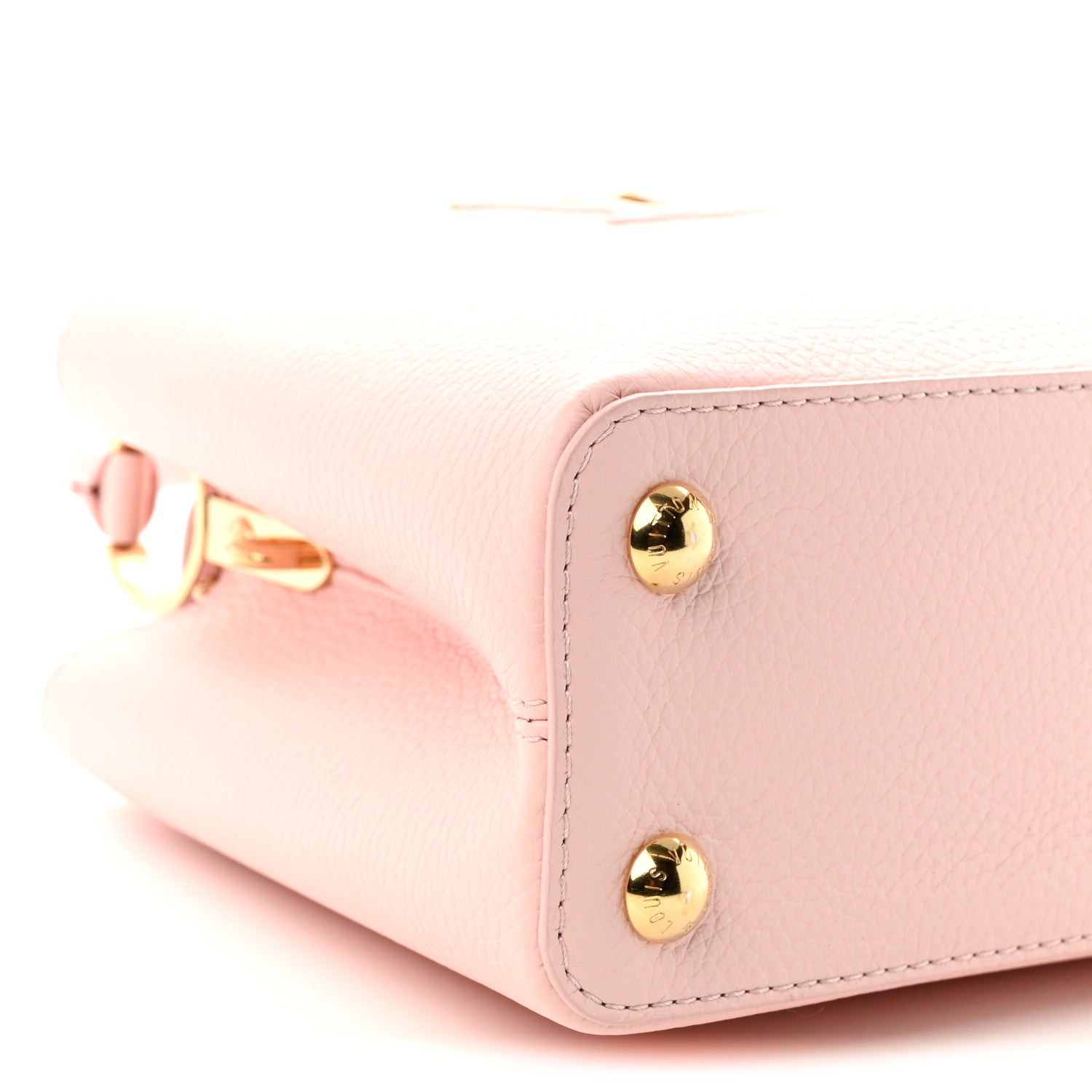 Louis Vuitton Taurillon Capucines BB Rose Jasmin Rose Jasmin 8 of 10