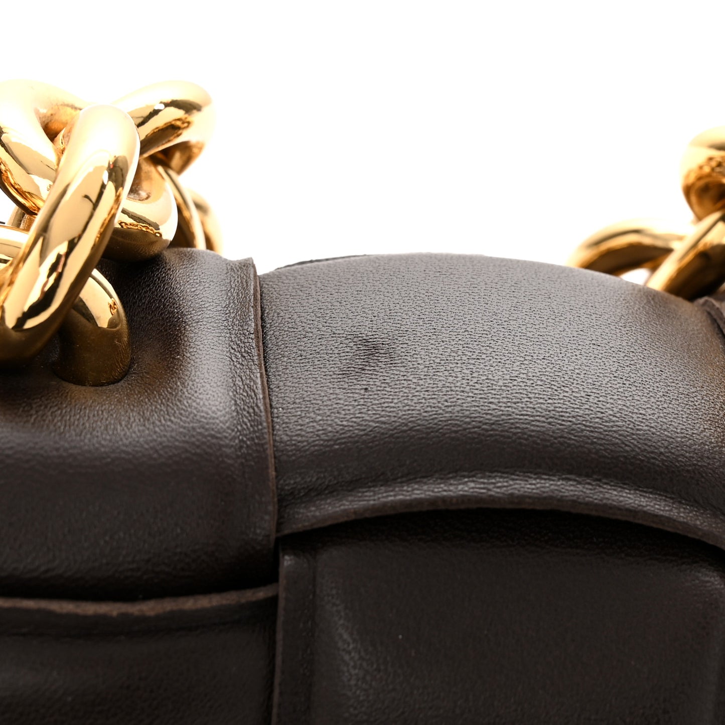 Lambskin Maxi Intrecciato Padded Chain Cassette Crossbody Bag Fondant