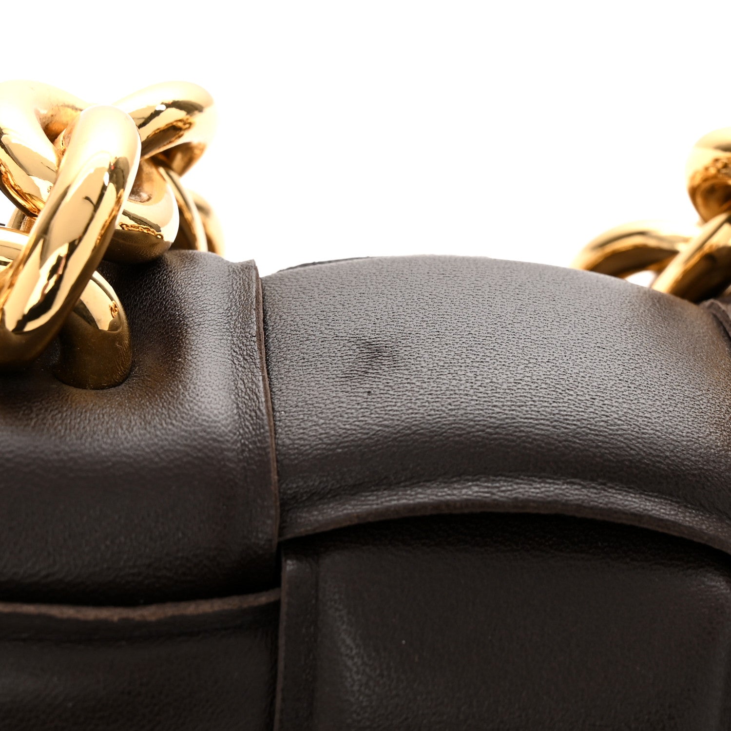 Bottega Veneta Lambskin Maxi Intrecciato Padded Chain Cassette Crossbody Bag Fondant 12 of 12