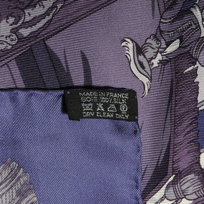 Hermes Silk Vue Du Carrosse De La Galere La Reale Scarf 90 7 of 7