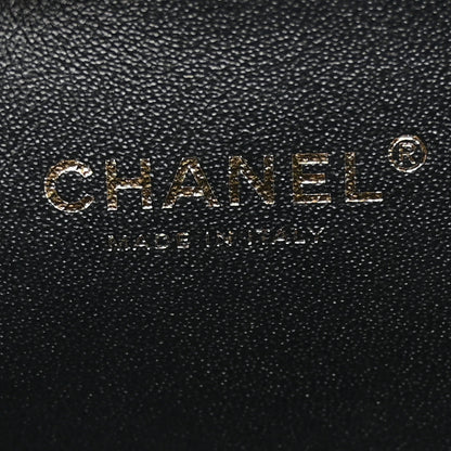 Chanel Caviar Quilted Small Top Handle Vanity Case With Chain Black 6 of 10