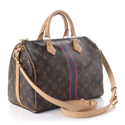 Louis Vuitton Monogram My LV Heritage Speedy Bandouliere 30 Marine Fuchsia 3 of 10