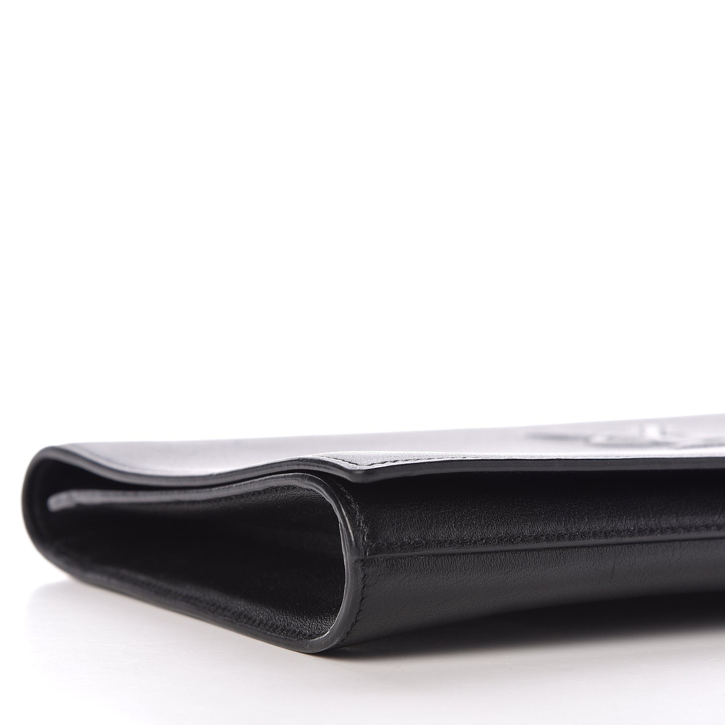 Calfskin Monogram Large Belle De Jour Clutch Black