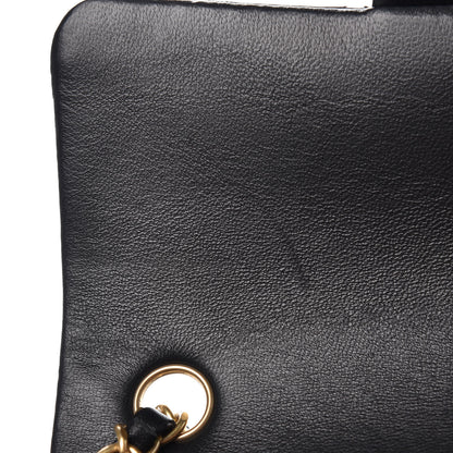 Chanel Lambskin Quilted Mini Rectangular Flap Black 9 of 9