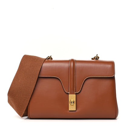 Celine Smooth Calfskin Teen Soft 16 Shoulder Bag Tan 1 of 11