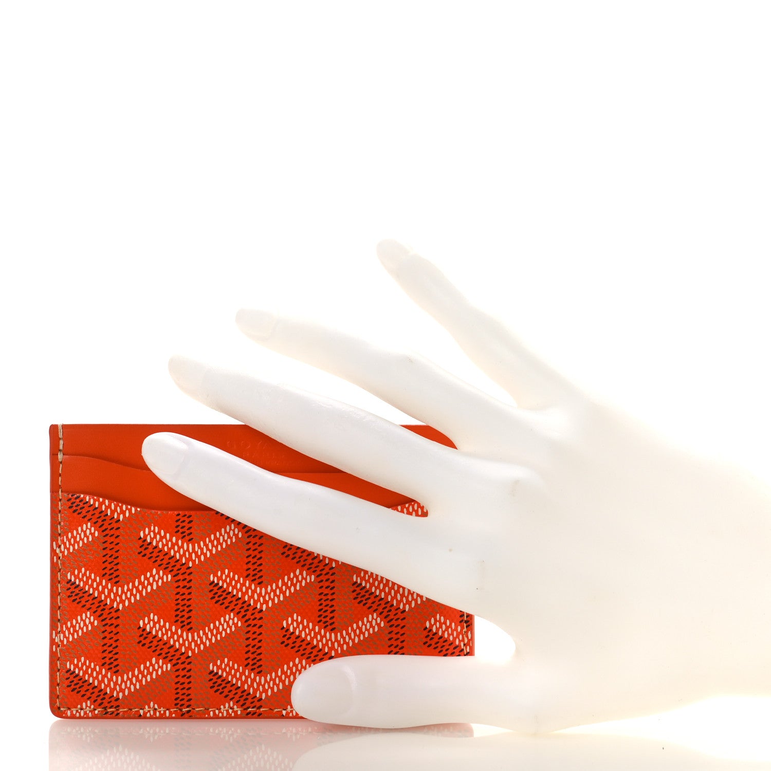 Goyard Goyardine Saint Sulpice Card Holder Orange 2 of 8