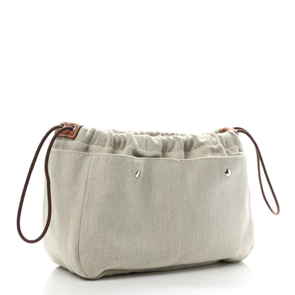 Hermes Canvas Barenia Fourbi 20 PM Pouch Naturel Fauve 2 of 9