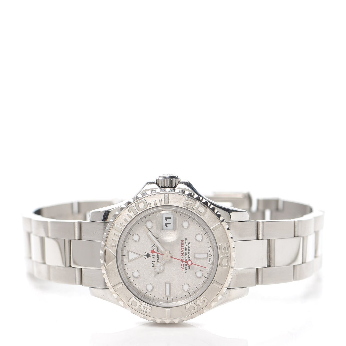 Stainless Steel Platinum 29mm Yacht-Master Watch Silver 169622