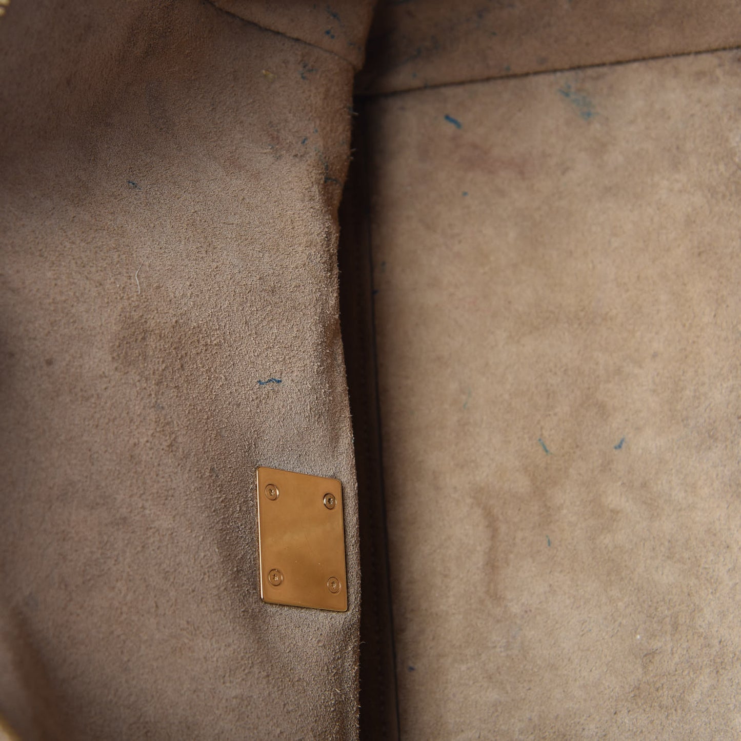 Smooth Calfskin Medium Trapeze Taupe