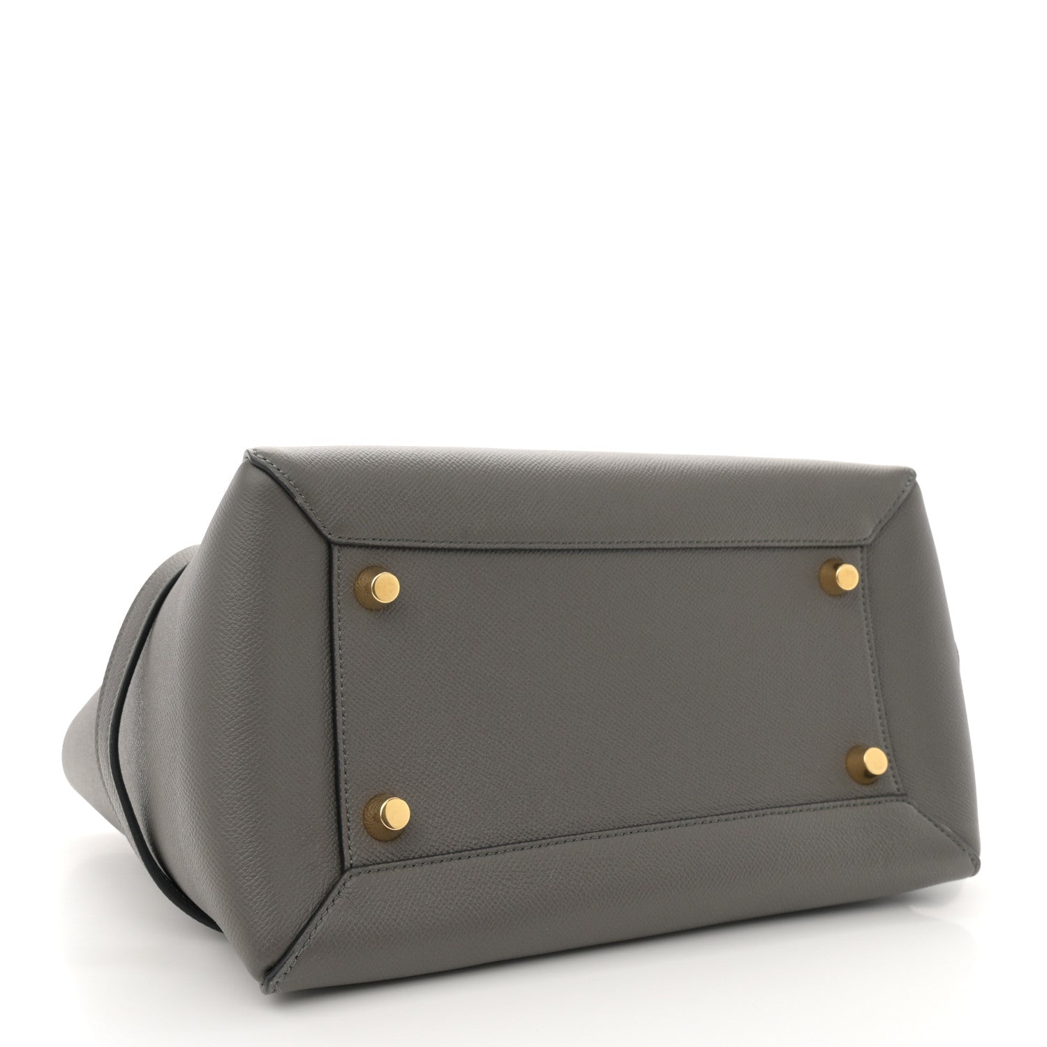 Celine Grained Calfskin Mini Belt Bag Grey 4 of 9
