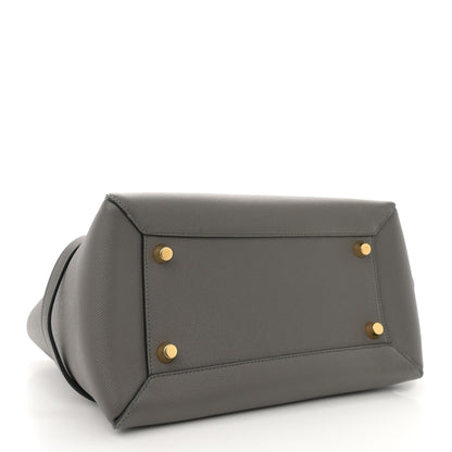 Celine Grained Calfskin Mini Belt Bag Grey 4 of 9