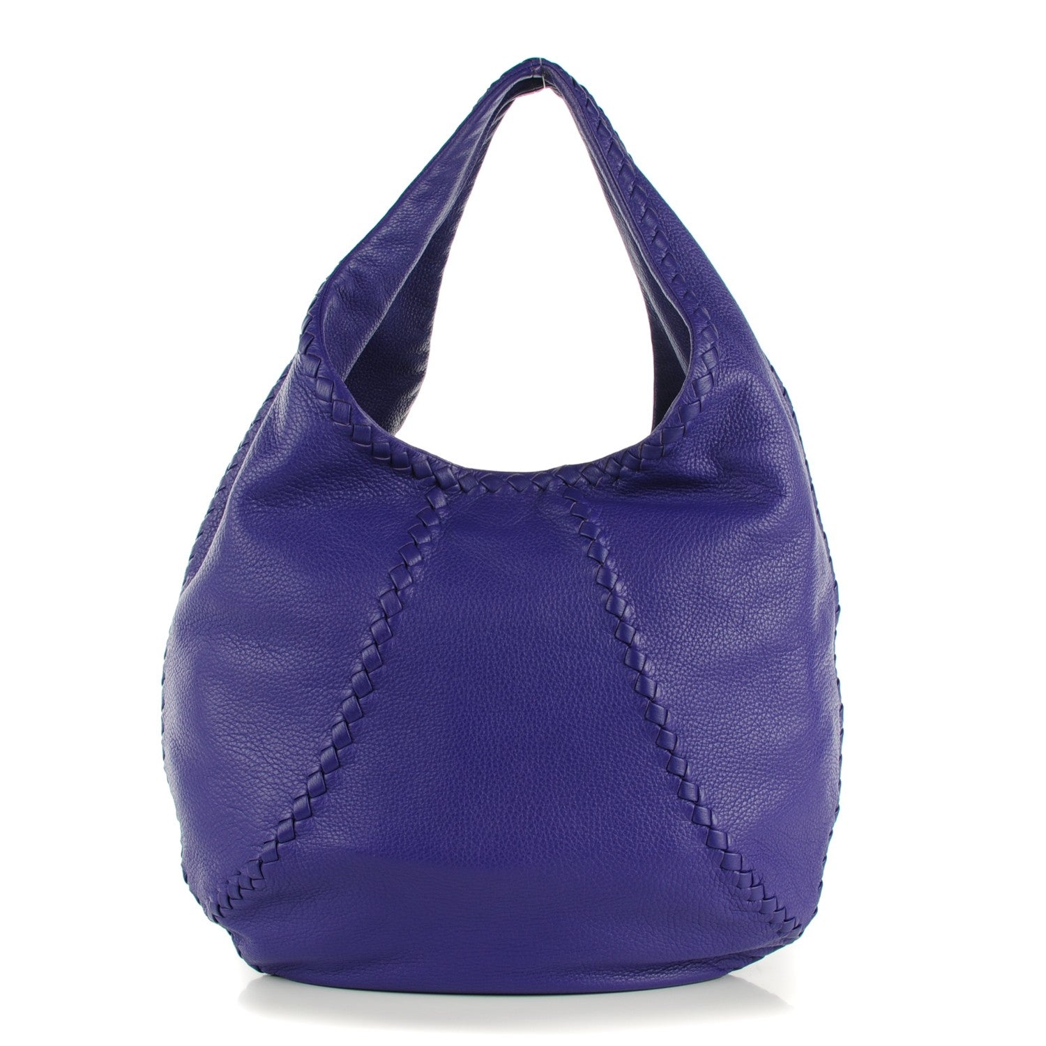 Bottega Veneta Cervo Deerskin Large Hobo Anemone Purple 1 of 7