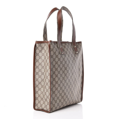 Gucci GG Plus Monogram Small Signature Web Loop Vertical Tote Light Brown 3 of 18