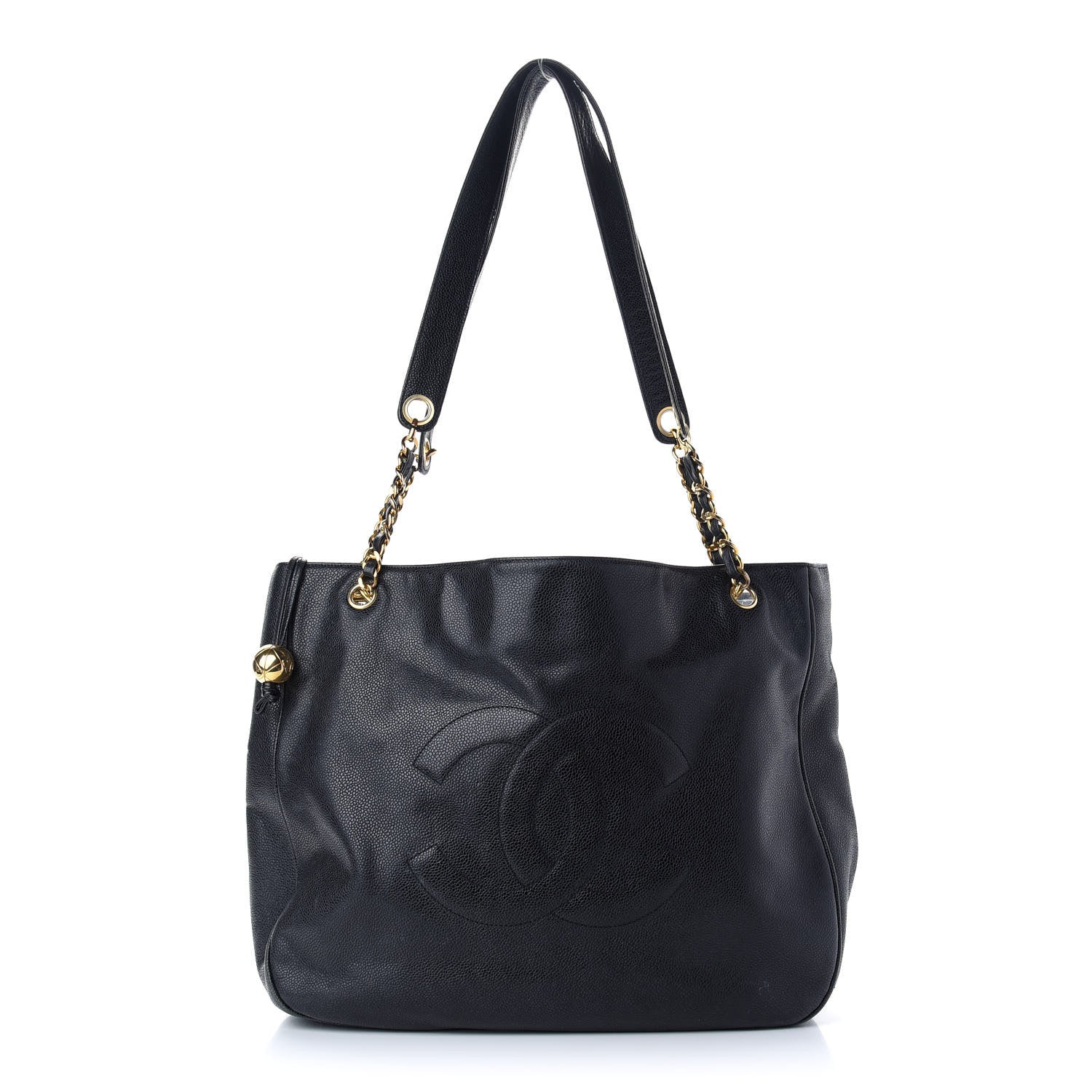 Chanel Caviar CC Shoulder Bag Black 1 of 8